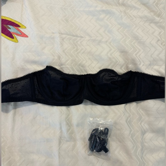JCREW ADJUSTABLE BLACK BRA SZ 32B - Picture 2 of 7